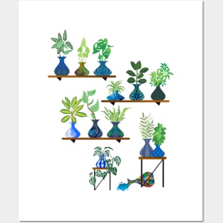 plants & pots Posters and Art
